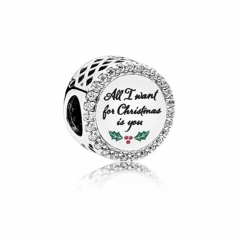 Pandora All I Want for Christmas Charm Online NZ, Sterling Silver (041378-URX)